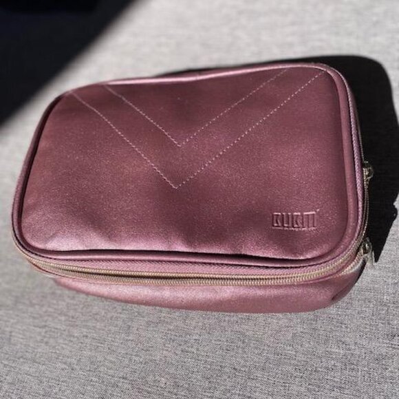 BUBM 1Pc Universal Travel Cable Organizer, Plum Color - Picture 1 of 5
